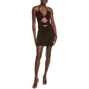 Maison Maar Womens  Mini Dress, Brown